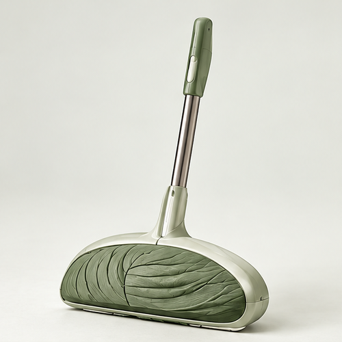 Leaf-Grain Silicone Push Sweeper Steel Rod - Product Shot