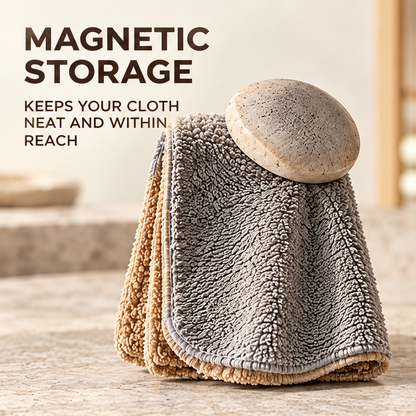 Magnetic Storage - Keeps your cloth neat and within reach