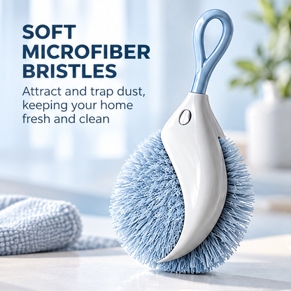 Soft Microfiber Bristles - Attract and trap dust