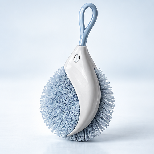 Teardrop Microfiber Dust Brush with Loop - White Background
