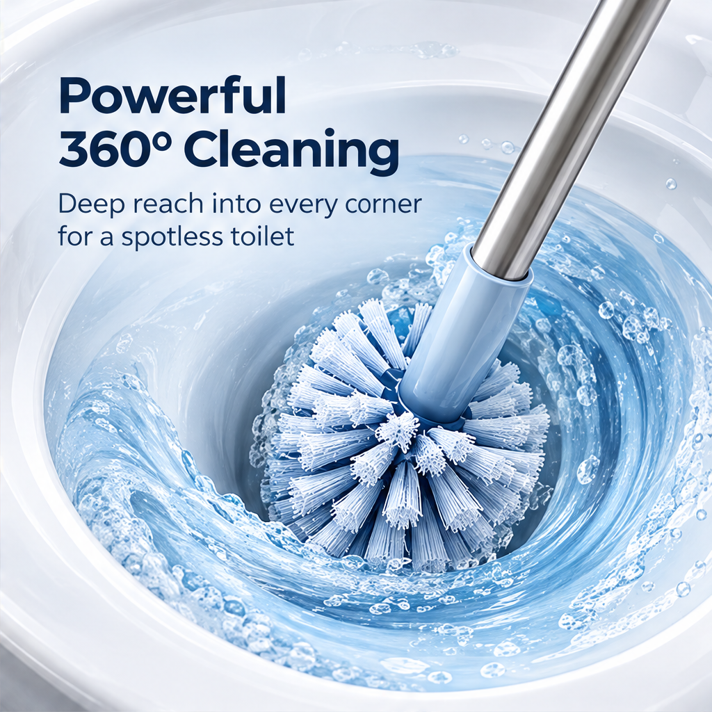 Powerful 360 Degree Cleaning - Deep reach into every corner