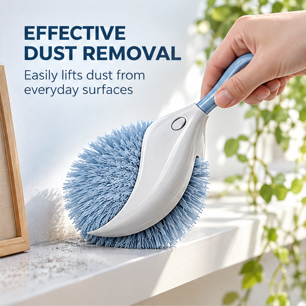 Effective Dust Removal - Easily lifts dust from everyday surfaces