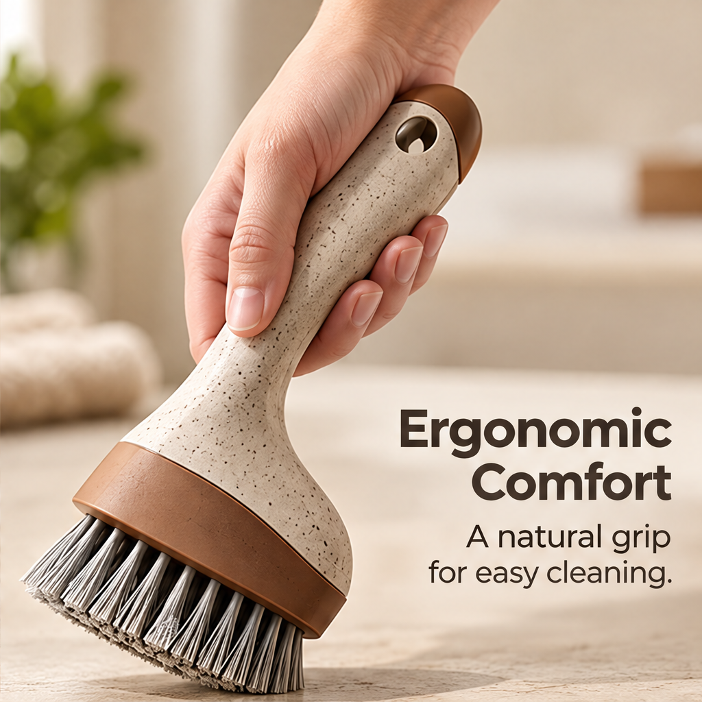 Ergonomic Comfort - A natural grip for easy cleaning
