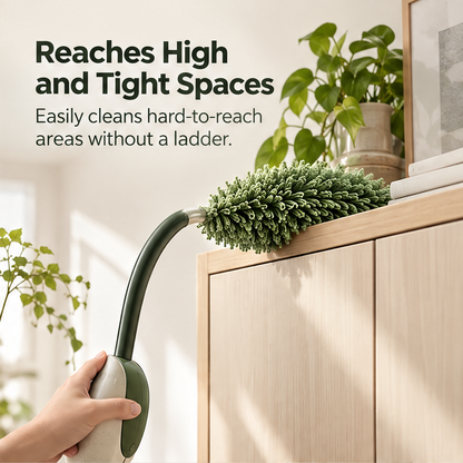 Nature-Inspired Cleaning Power - Flexible vine-like design reaches every corner effortlessly