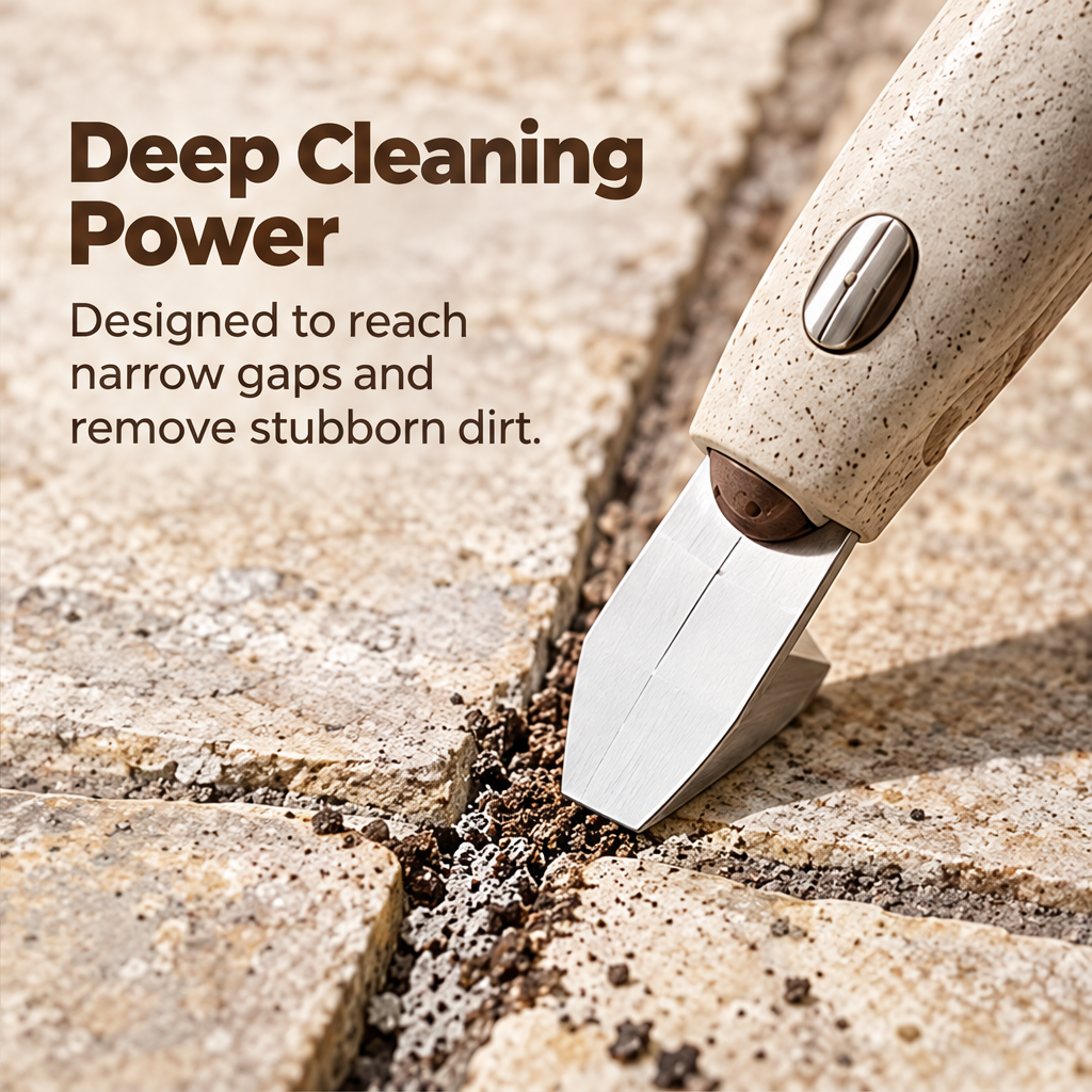 Comfortable to Hold - Ergonomic grip for stable and effortless cleaning