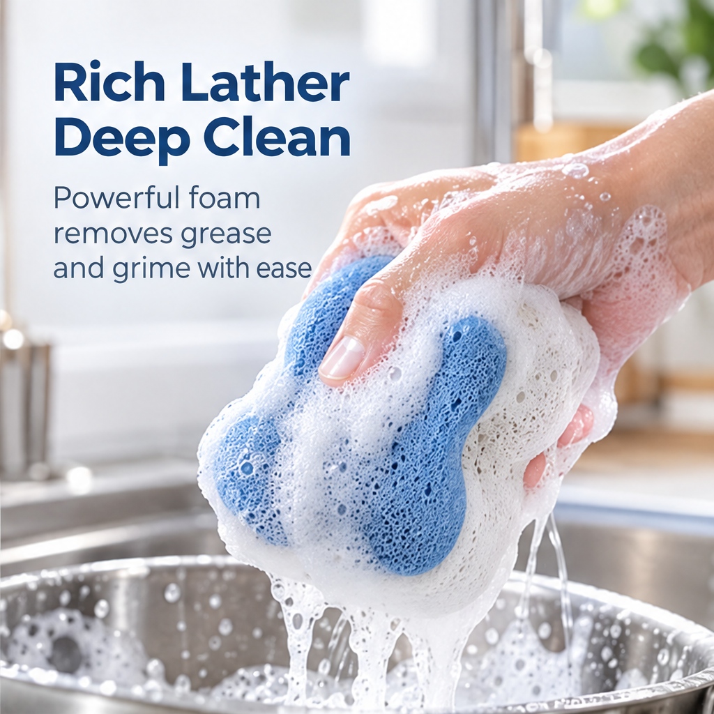 Unique Ripple Design - Cleans effectively in every curve and corner