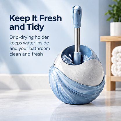 Keep It Fresh and Tidy - Drip-drying holder keeps bathroom clean