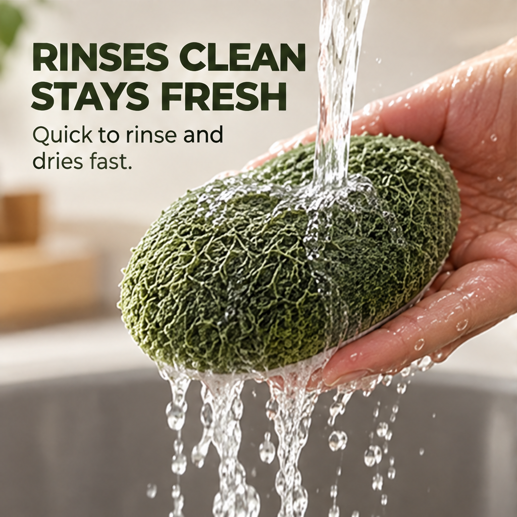 Rinses Clean Stays Fresh - Quick to rinse and dries fast