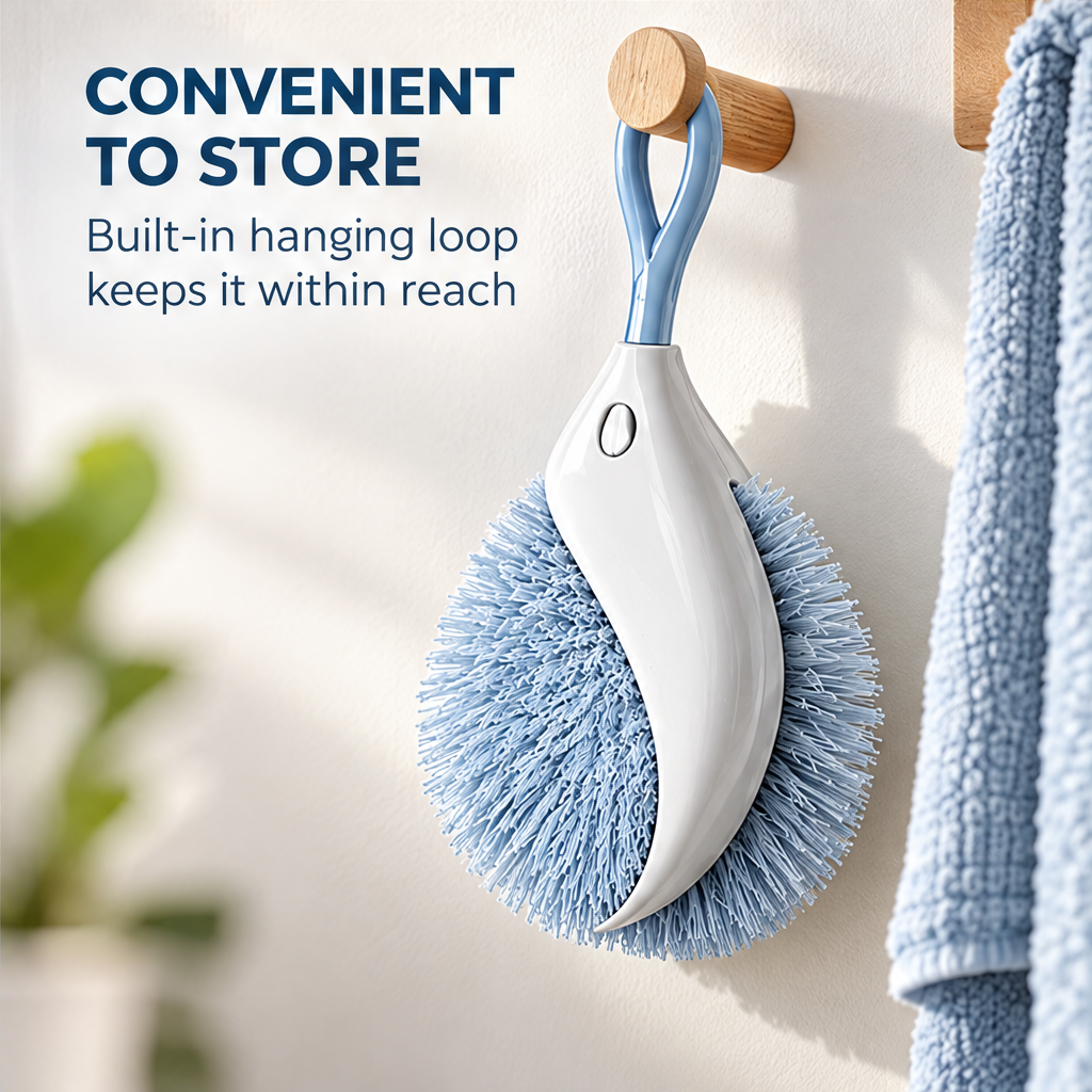 Convenient to Store - Built-in hanging loop keeps it within reach