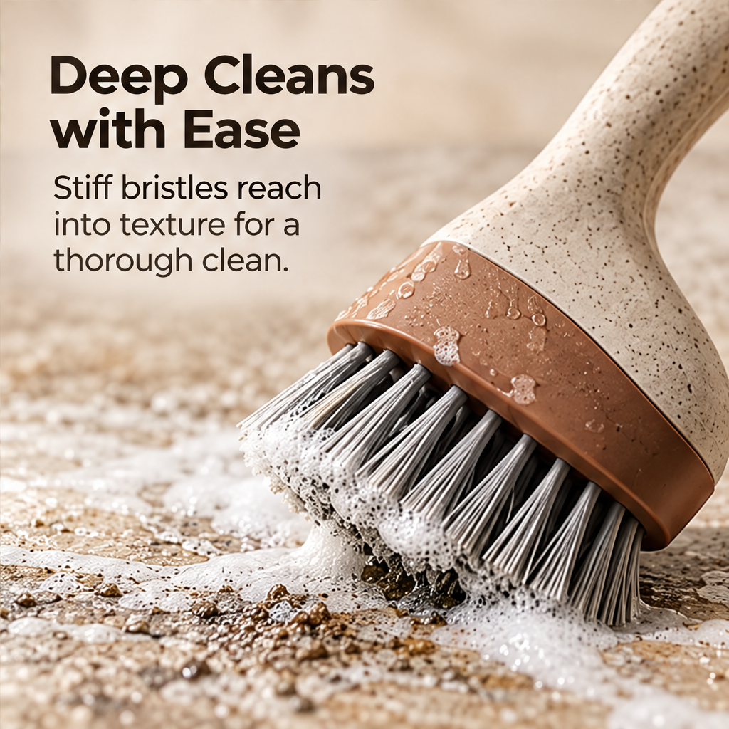 Powerful Scrubbing - Tough on grime, gentle on surfaces