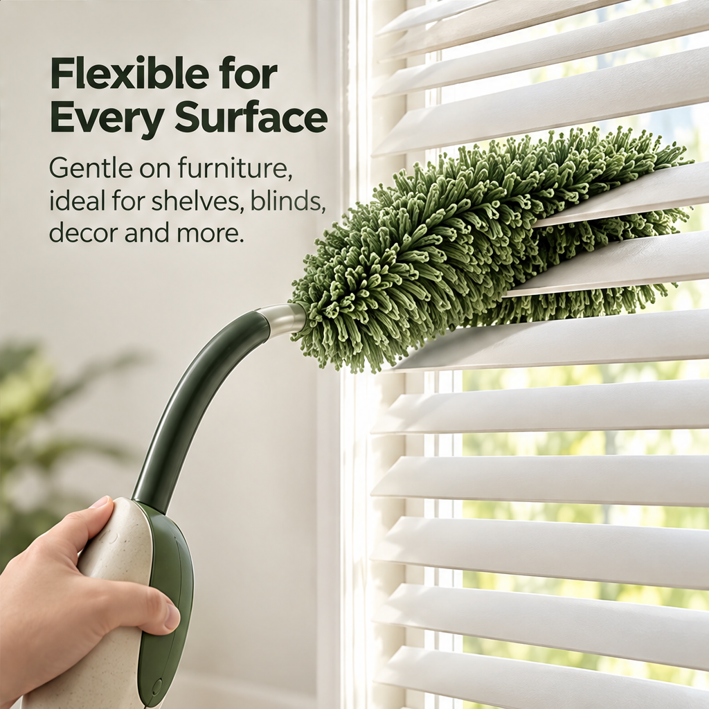 Reaches High and Tight Spaces - Easily cleans hard-to-reach areas without a ladder